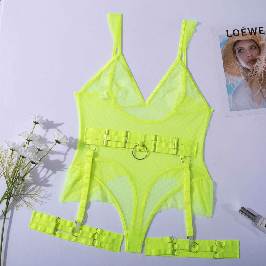 BODYSUIT WITH HARNESS