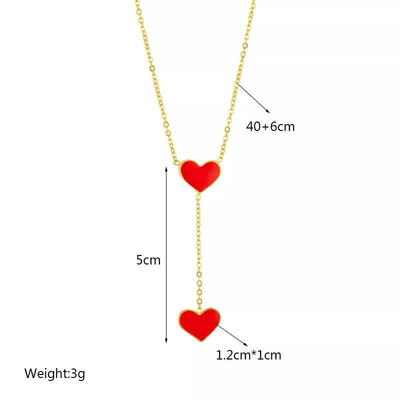 COLLIER COEUR EN ACIER INOXYDABLE