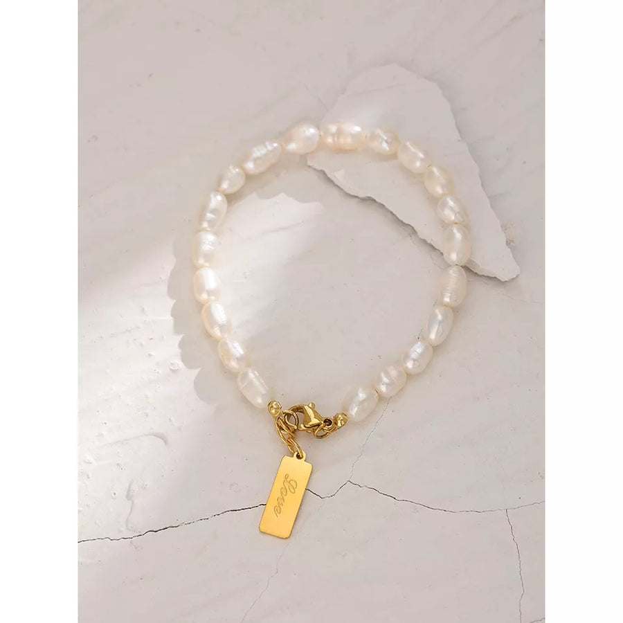 BRACELET EN PERLES EN ACIER INOXYDABLE