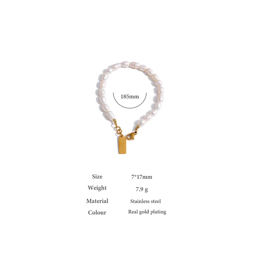 BRACELET EN PERLES EN ACIER INOXYDABLE