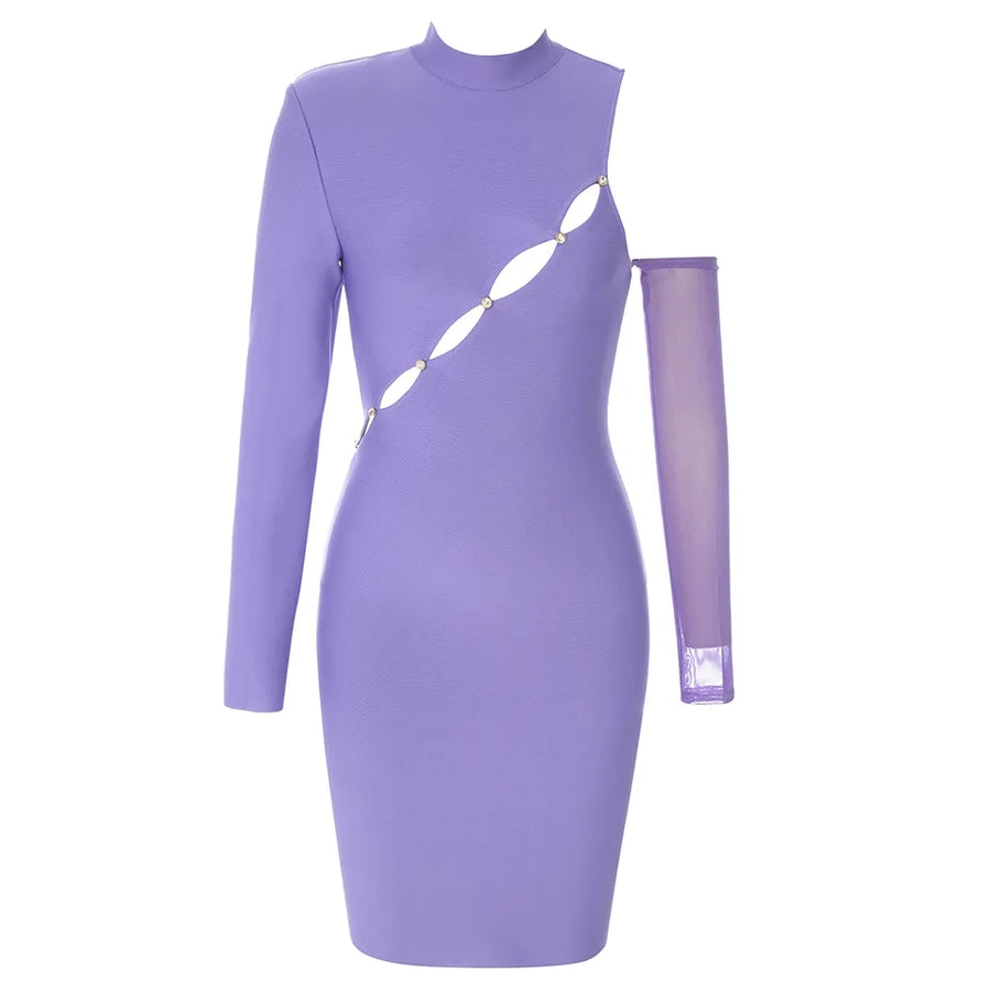 ROBE BANDAGE A DECOUPES
