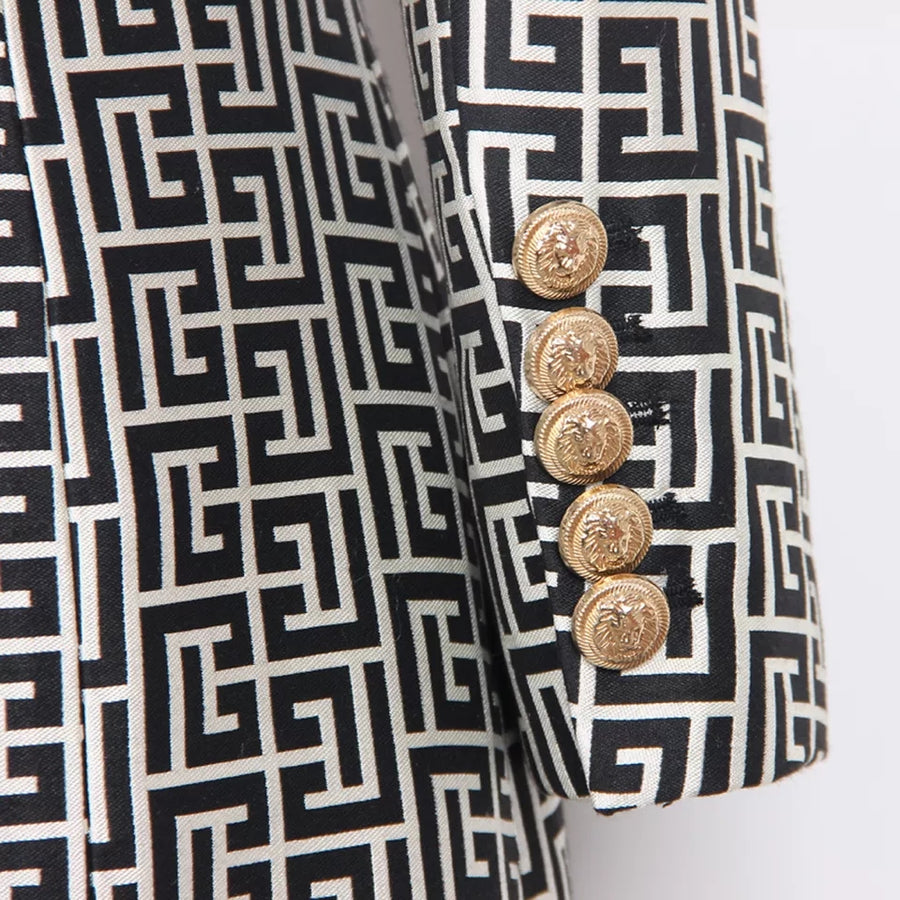 JACQUARD BLAZER DRESS