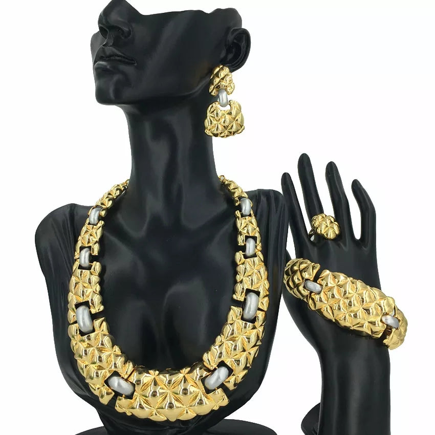 SET  DE LUXE EN OR ITALIEN