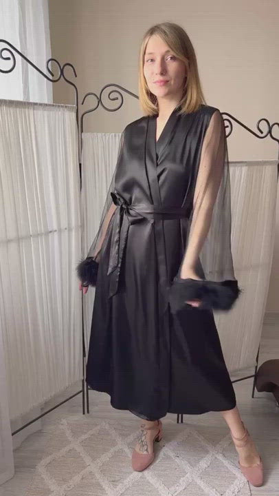 PAJAMA WITH FLARED SLEEVES